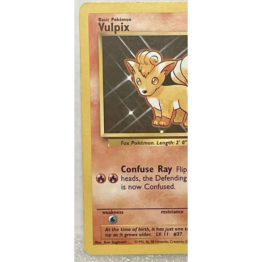 Vulpix 68/102 Base Set Unlimited Common Non‎ Halo 1999 WOTC Pokemon Card LP